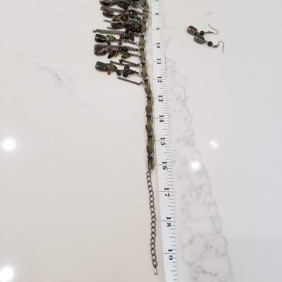 Boho Necklace & Earrings Set - Picture 5 of 8